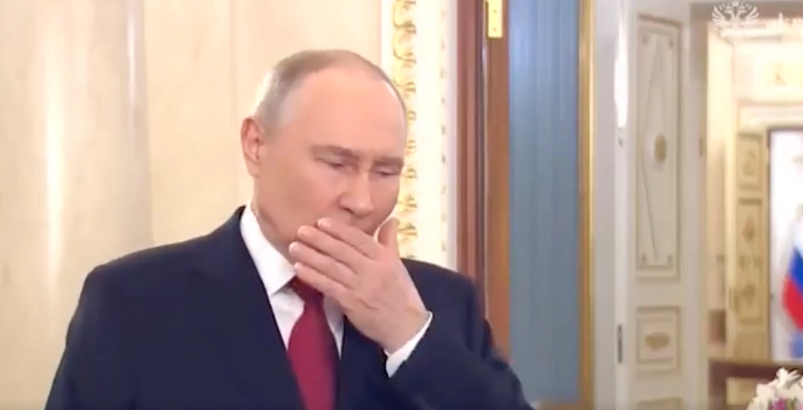 Putin Video Briefly Shows Coughing, Sparks Health Speculation