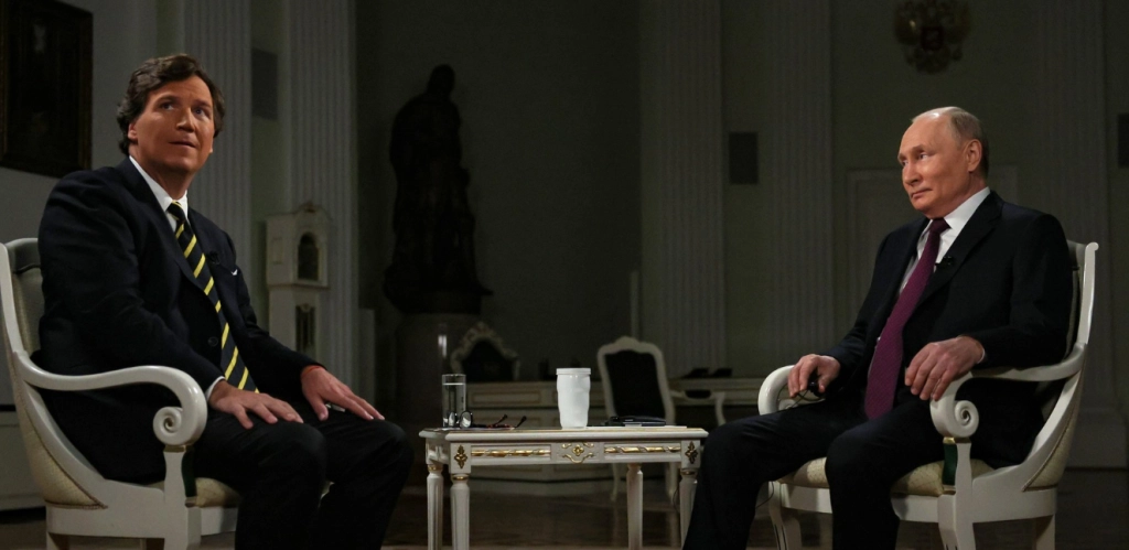 Tucker Carlson, Vladimir Putin