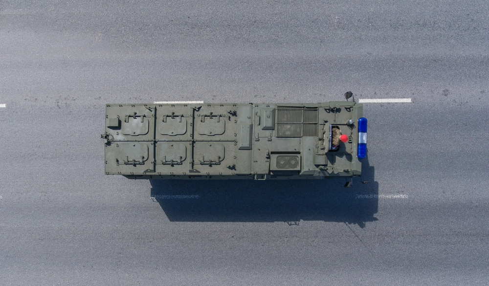 Armored truck, Russia, Moscow