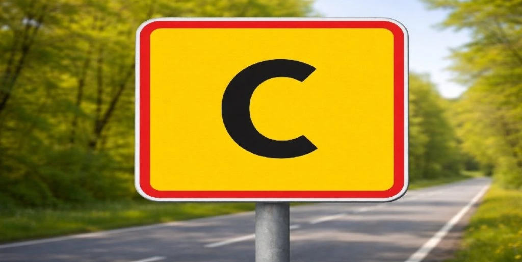 Vejskilt C