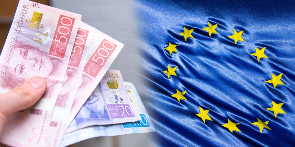 Svenska pengar, EU