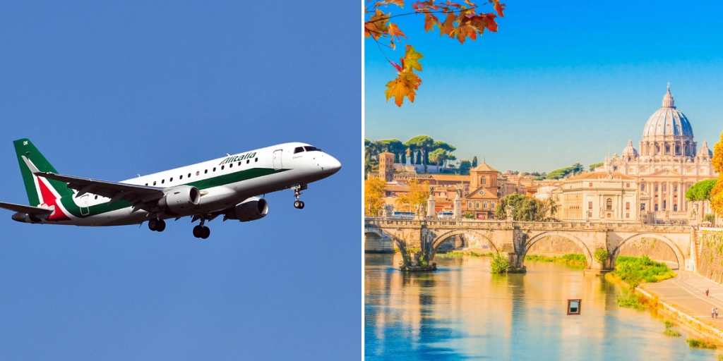 Flygplan, Italien