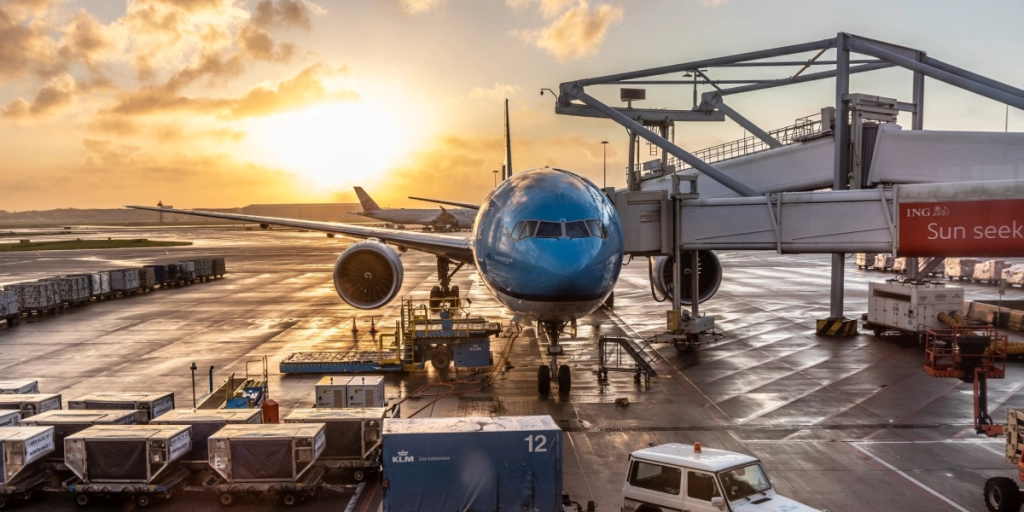 KLM, Flygplan, Fly, Airplane