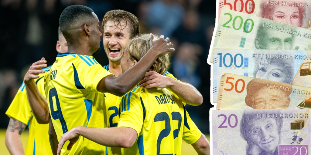 Svenska landslaget, Svenska pengar