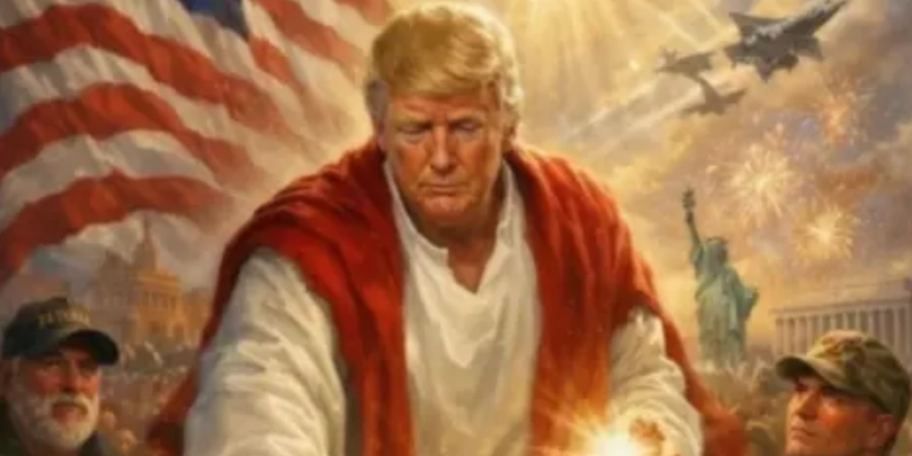 Efter Trumps Jesus-billede: Folk undrer sig over mystisk detalje