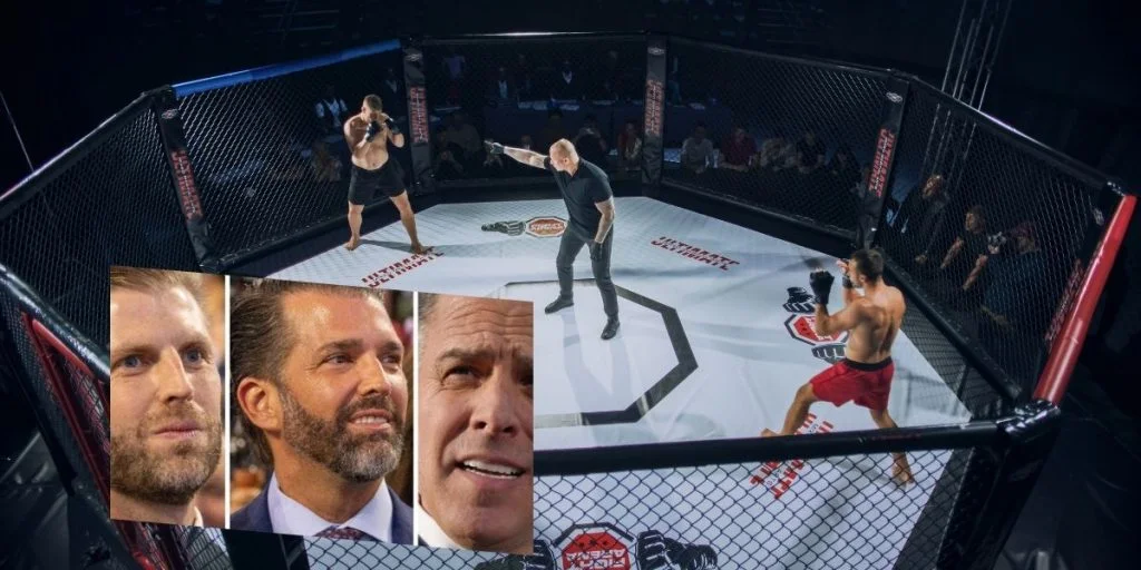Donald Trump Jr., Eric Trump, Hunter Biden Cage fight