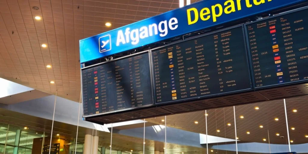 København lufthavn, afgange