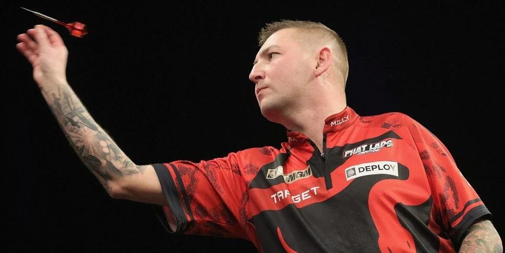 Ikke det man er vant til: Dartkamp tog uventet drejning