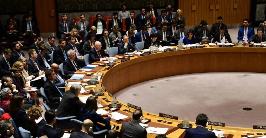 UN Security Council meeting