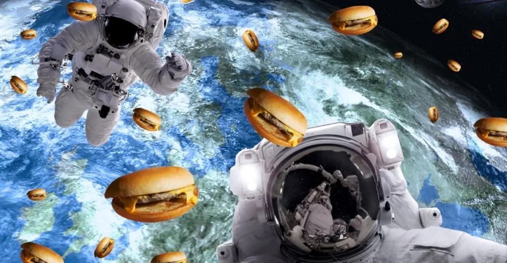 Astronauts, food