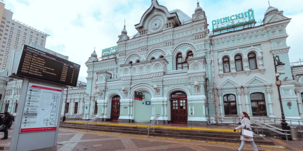 Rizhsky Vokzal railway station, Moscow