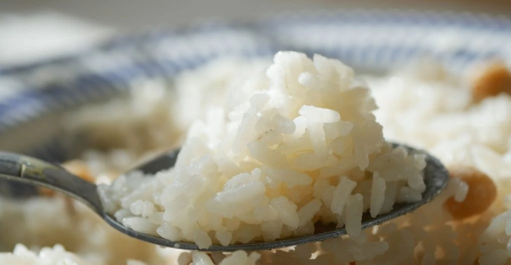 White rice, vitt ris