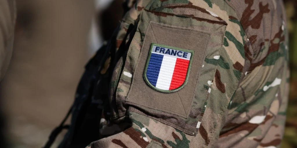 French soldier in combat gear France