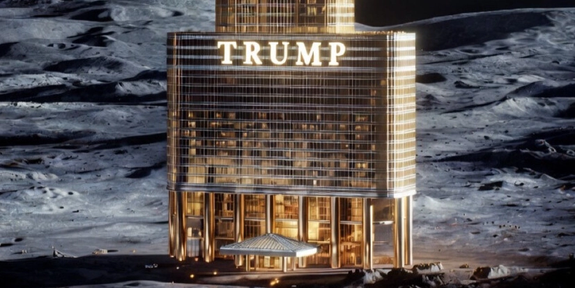 Trump Tower, Moon, Truth Social