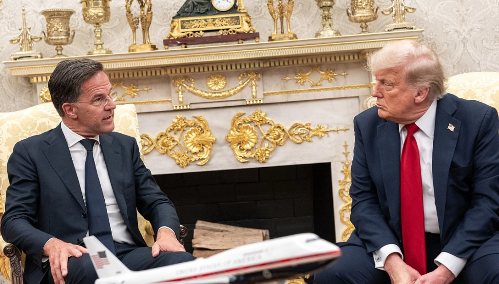 Mark Rutte, Donald Trump