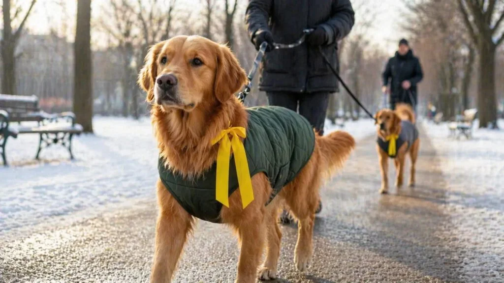Har du set et gult bånd på en hundesnor? Her er den skjulte besked den sender