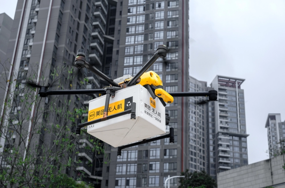 Drone delivery, china, Shenzhen City, Kina, Drone pakke
