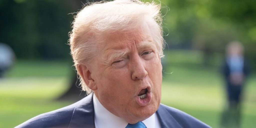 Donald Trump talking mad