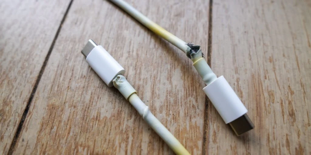 Broken USB-C charger