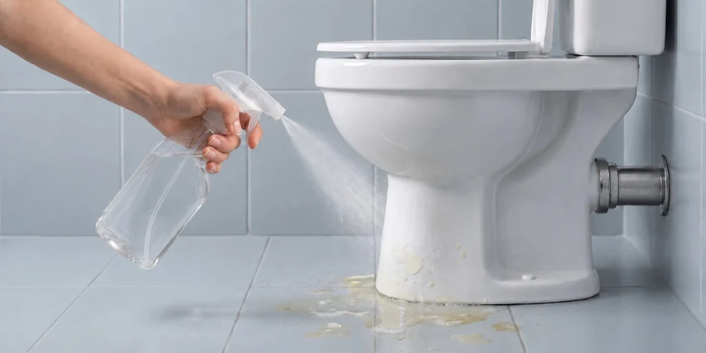 Spray denne væske rundt om toilettet og det vil skinne som et nyt: Kræver kun 2 ingredienser