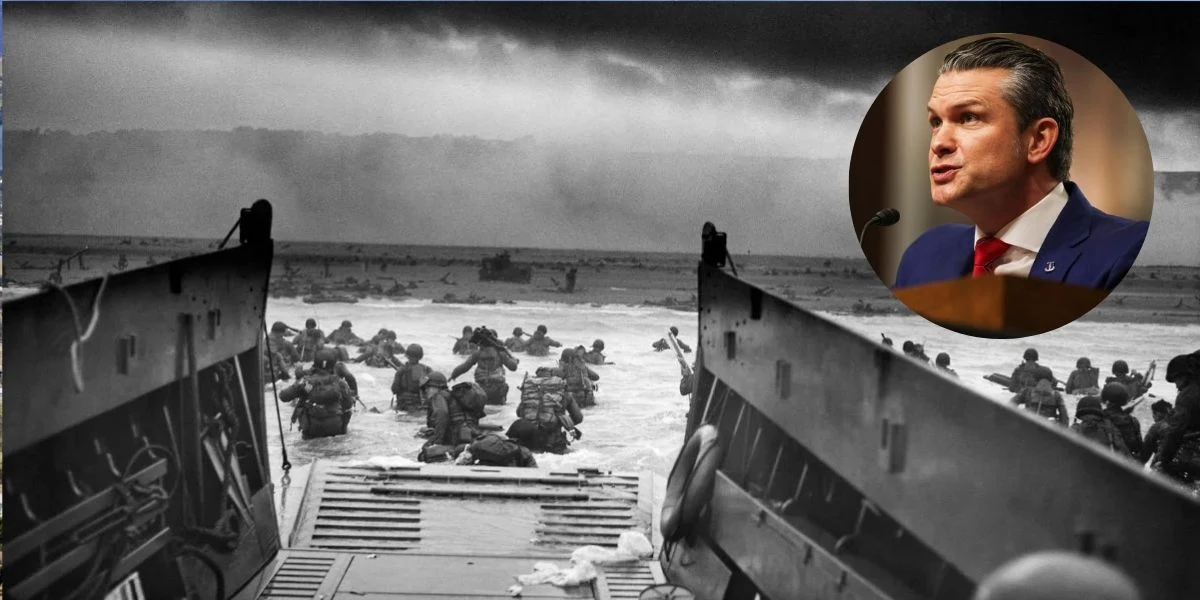 Pete Hegseths D-Day-Rede löst in Frankreich und den USA Kritik aus | Dagens DE