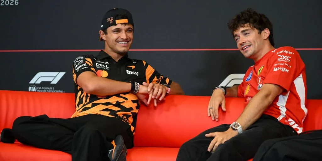 Stor bøde til Lando Norris og Charles Leclerc