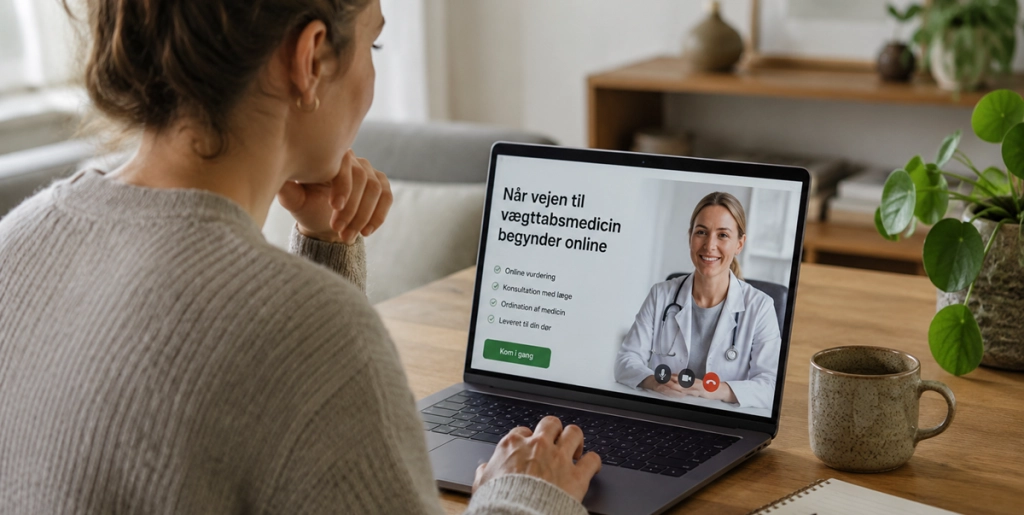 Når vejen til vægttabsmedicin begynder online