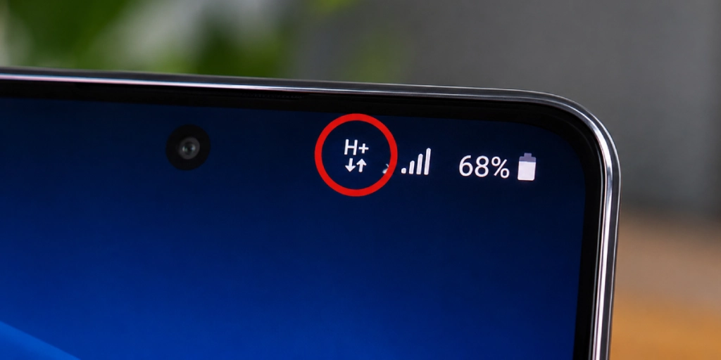 Har du sett H+-symbolen på din mobil? Då bör du känna till det här