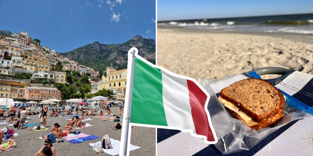 Nya strandregler i Italien väcker ilska: Badgäster stoppas från att ta med mat