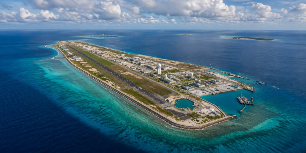 Satellitbilder avslöjar enorm förändring: Kina bygger nya öar mitt i havet