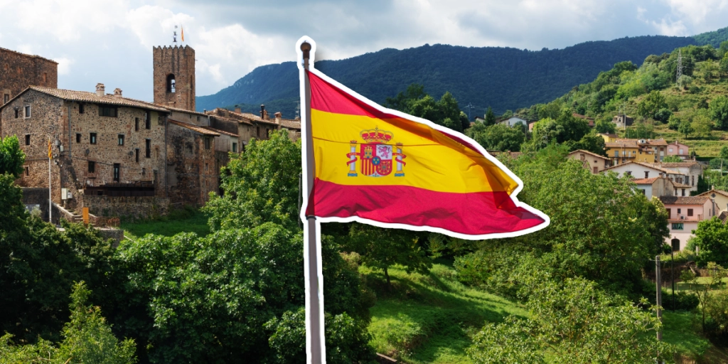 Santa Pau, Spanien