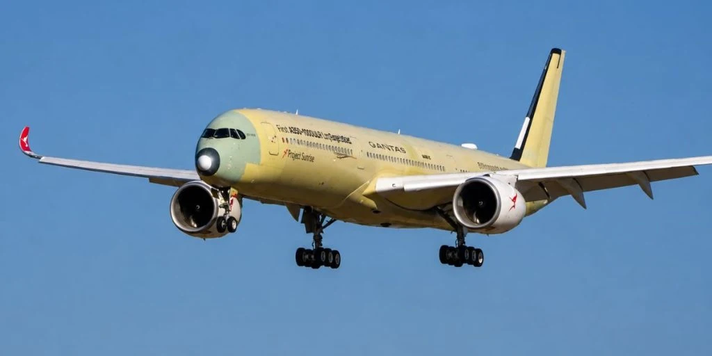Airbus airplane Qantas
