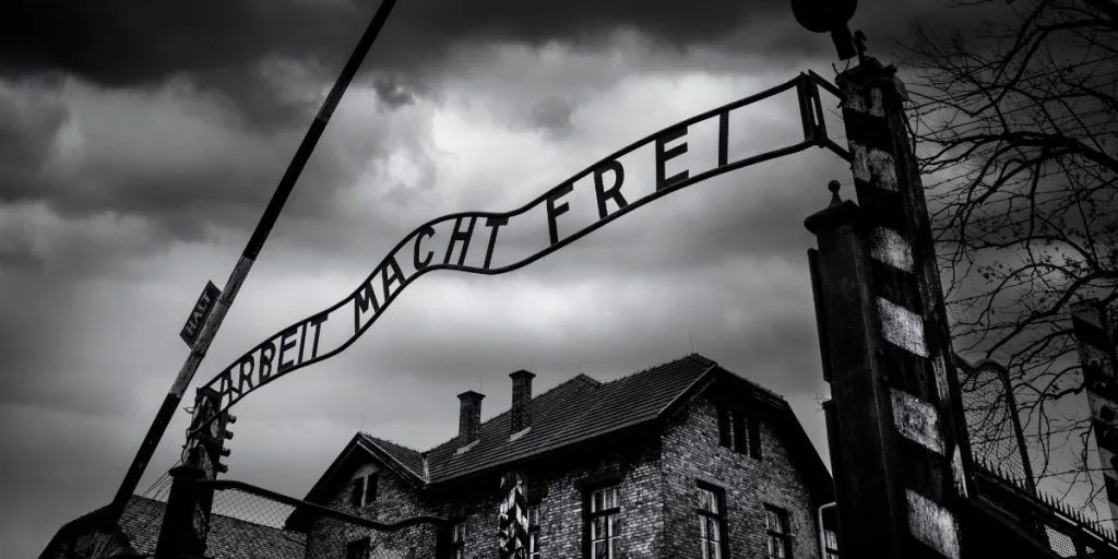 Views of the concentration camp Auschwitz-Birkenau in Poland