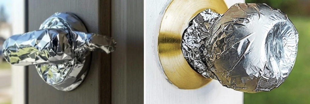 Derfor skal du pakke dit dørhåndtag ind i aluminiumsfolie- Her er den vilde forklaring