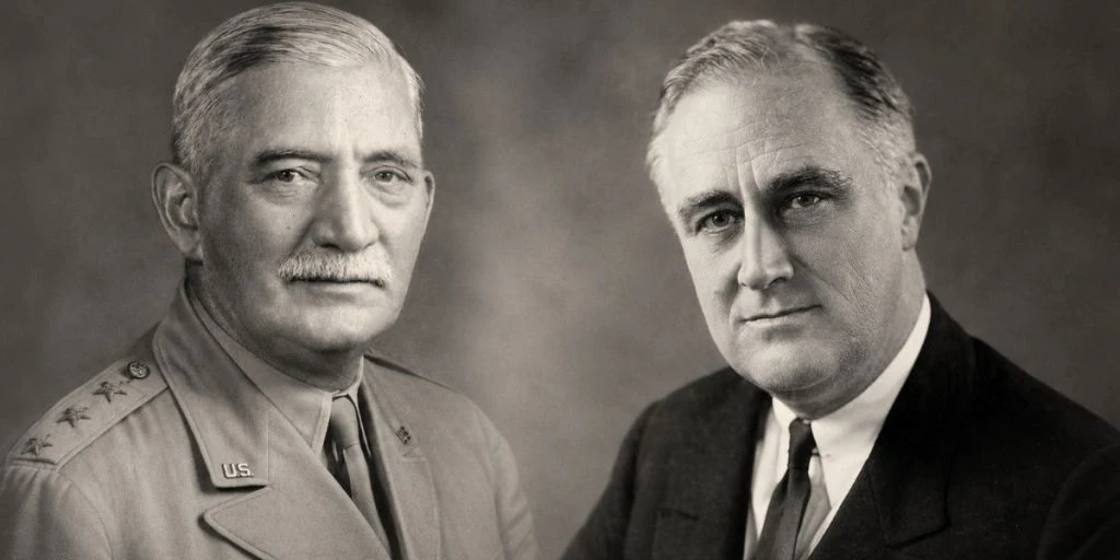 William S. Knudsen and Franklin Delaney Roosevelt