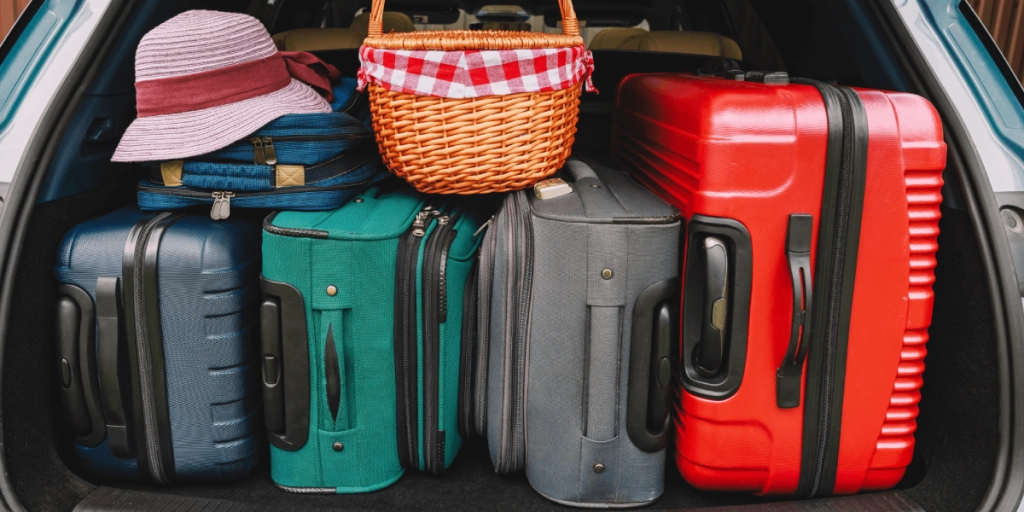 Resväskor, Bil, Packning, Bagage