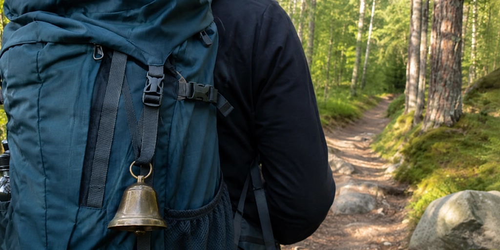 Allt fler vandrare gör det: Därför hänger de en bjällra på ryggsäcken