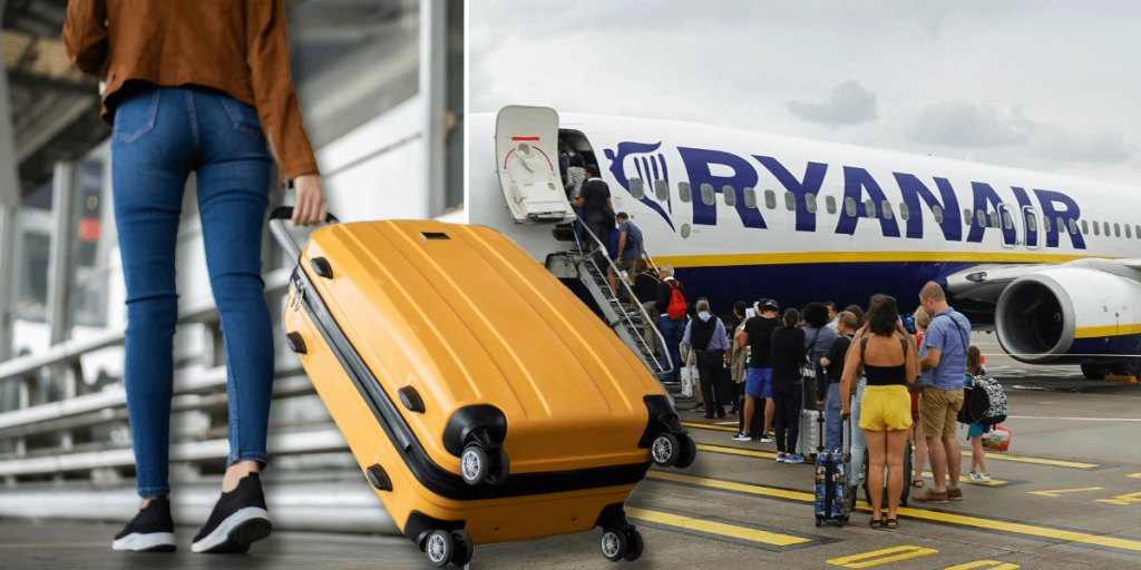 Resväska, Flygplan, Flygplats