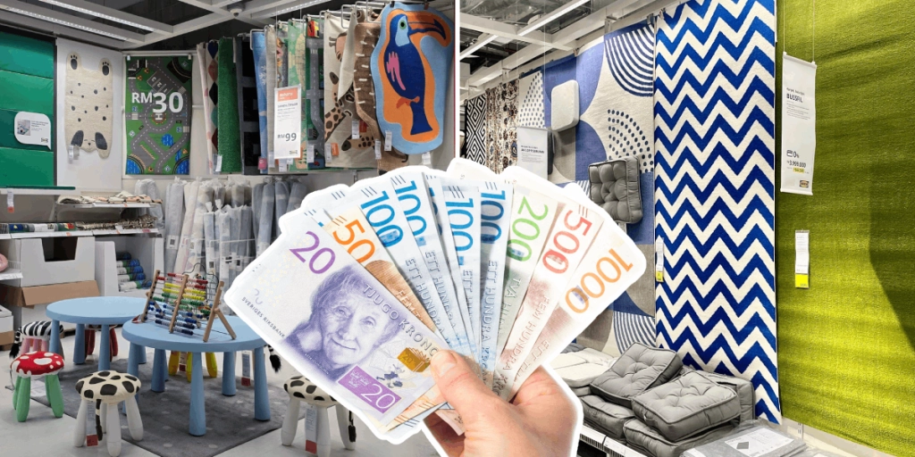 Mattor, Ikea, Svenska pengar