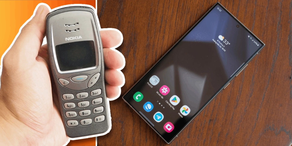 Han bytte ut sin Samsung Galaxy S24 Ultra mot en Nokia 3210 i en vecka: Efter fyra dagar fick han stora problem