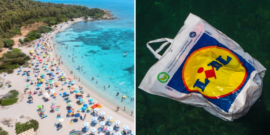 Strand, Lidl-påse