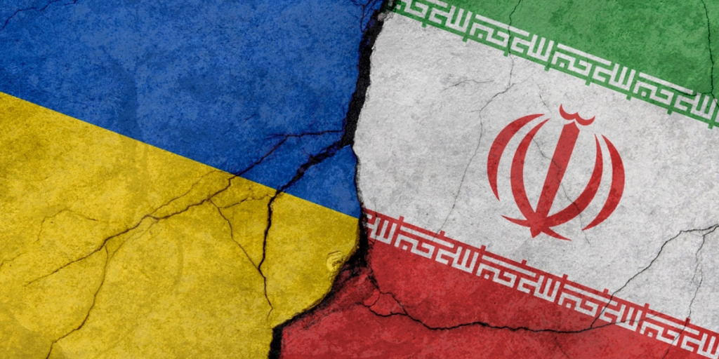 Iran-Ukraine flag