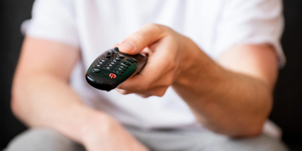 TV remote, television