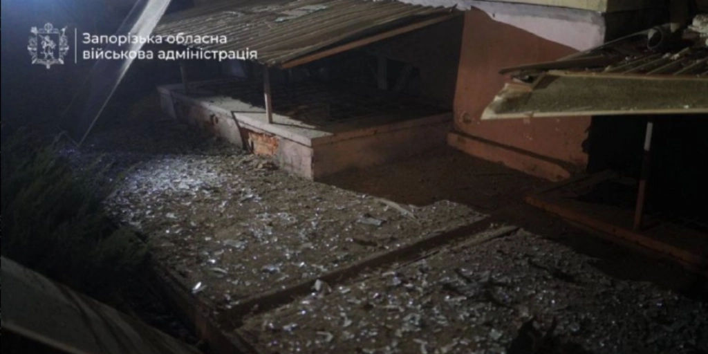 Screenshot, Russia, attack, Ukraine, hospital, Zaporizhzhia