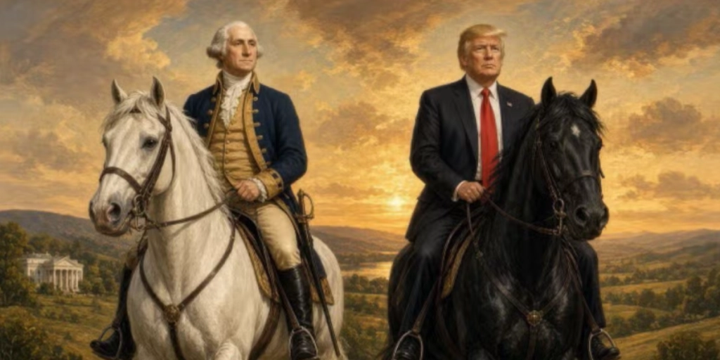 Trump, George Washington, AI
