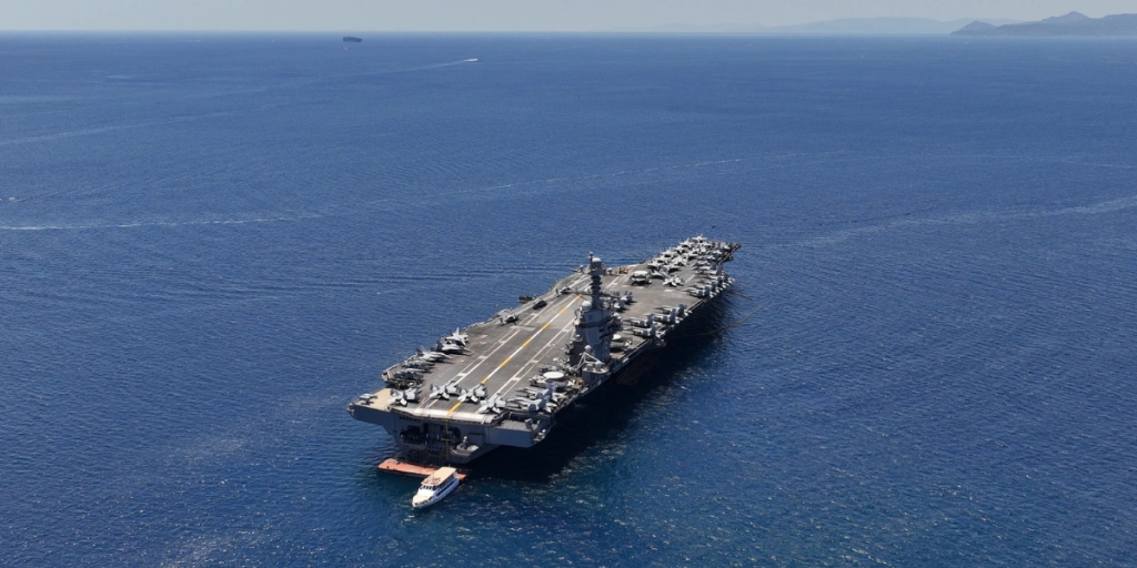 US aircraft carrier