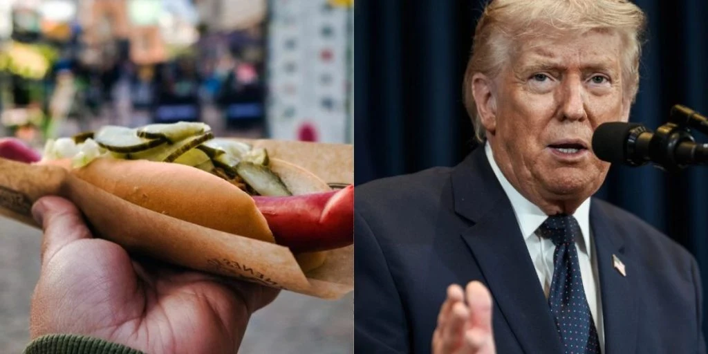 Hotdog Donald Trump