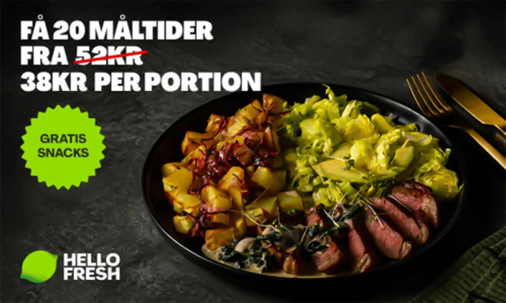 Endelig slut med madstress: Sådan sparer danske familier tid, penge og madspild med HelloFresh
