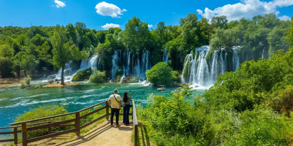 Kravica, Bosnia, waterfall
