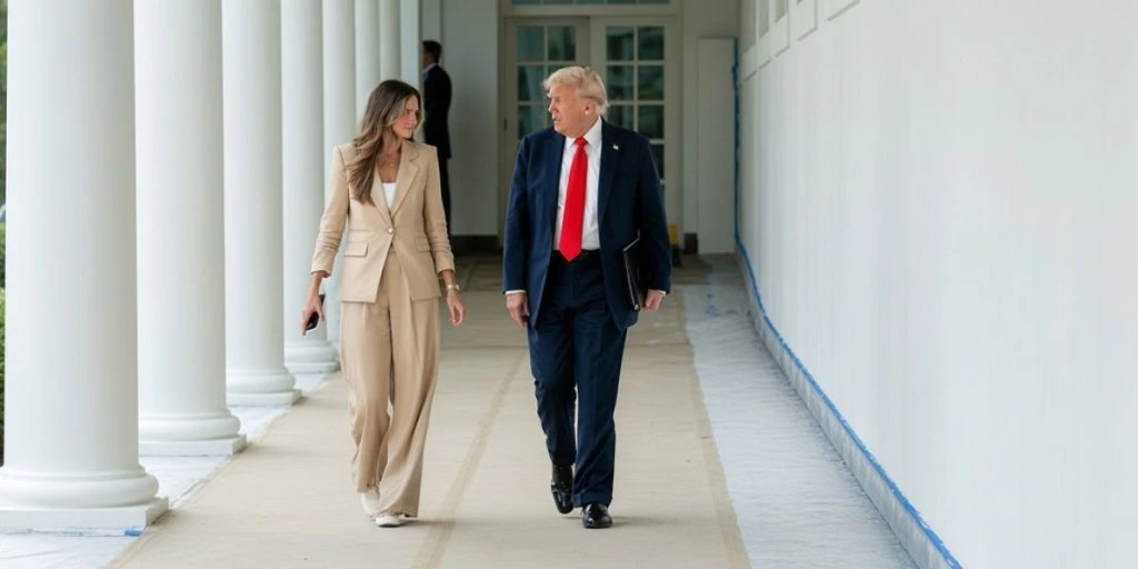 Ett foto från Vita huset väckte liv i ett gammalt rykte: Teorin om Melanias dubbelgångare är tillbaka
